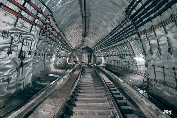 túnel de metro en Barcelona